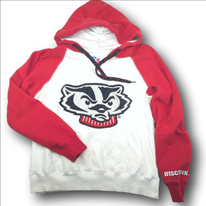 Women's College Classics Hoodie Size M White and Red